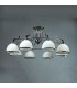 Люстра BRIZZI MODERN, MA 02401CB/008 C, хром/белый MA 02401CB/008 C