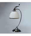 Настольная лампа BRIZZI MODERN, MA 02401T/001 C, хром/белый MA 02401T/001 C