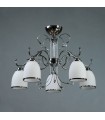 Люстра BRIZZI MODERN, MA 02640C/005 C, хром/белый MA 02640C/005 C