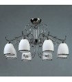 Люстра BRIZZI MODERN, MA 02640C/008 C, хром/белый MA 02640C/008 C