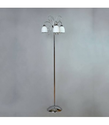 Торшер BRIZZI MODERN, MA 02640F/003 C, хром/белый MA 02640F/003 C