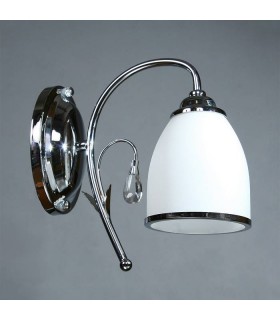 Бра BRIZZI MODERN, MA 02640W/001 C, хром/белый MA 02640W/001 C
