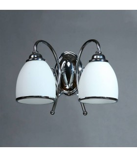Бра BRIZZI MODERN, MA 02640W/002 C, хром/белый MA 02640W/002 C