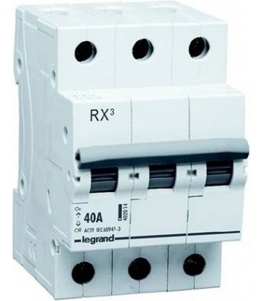 Выключатель-разъединитель (рубильник) Legrand RX3 3П 63А 419413