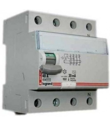 Устройство защитного отключения (УЗО) Legrand RX3 ВДТ 4П 63А 300мА тип AC 402072