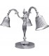 Настольная лампа из латуни FEDE CATANIA I, bright chrome FD1155TCB