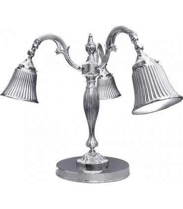 Настольная лампа из латуни FEDE CATANIA I, bright chrome FD1155TCB