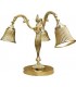 Настольная лампа из латуни FEDE CATANIA I, bright gold FD1155TOB