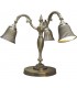 Настольная лампа из латуни FEDE CATANIA I, bright patina FD1155TPB