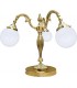 Настольная лампа из латуни с плафоном FEDE CATANIA I, bright gold FD1157TOB