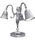 Настольная лампа из латуни FEDE CATANIA II, bright chrome FD1154TCB