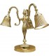 Настольная лампа из латуни FEDE CATANIA II, bright gold FD1154TOB