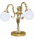 Настольная лампа из латуни с плафоном FEDE CATANIA II, bright gold FD1156TOB