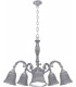 Потолочная люстра из латуни FEDE MILAZZO III, bright chrome FD1191CCB