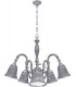 Потолочная люстра из латуни FEDE MILAZZO IV, bright chrome FD1190CCB