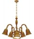 Потолочная люстра из латуни FEDE MILAZZO IV, bright gold FD1190COB
