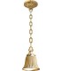 Подвесной потолочный светильник из латуни FEDE MESSINA, bright gold FD1171COB