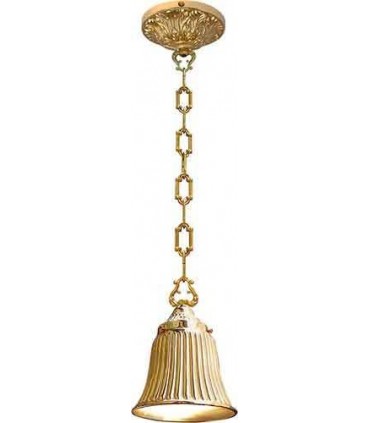 Подвесной потолочный светильник из латуни FEDE MESSINA, bright gold FD1171COB