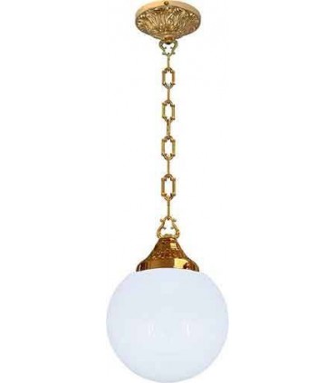 Подвесной потолочный светильник из латуни с плафоном FEDE MESSINA, bright gold FD1163COB