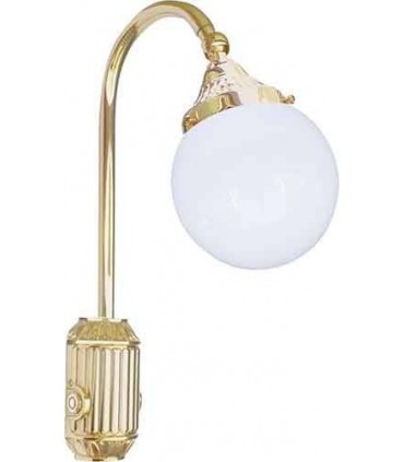 Накладной настенный светильник из латуни FEDE TIVOLI, gold white patina FD1165SOP