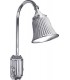 Накладной настенный светильник из латуни с плафоном FEDE TIVOLI, bright chrome FD1164SCB