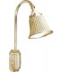Накладной настенный светильник из латуни с плафоном FEDE TIVOLI, gold white patina FD1164SOP