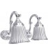 Двойной настенный светильник из латуни FEDE SAN MARINO I, bright chrome FD1168SCB