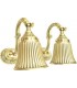 Двойной настенный светильник из латуни FEDE SAN MARINO I, bright gold FD1168SOB