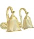 Двойной настенный светильник из латуни FEDE SAN MARINO II, bright gold FD1185SOB