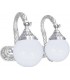 Двойной настенный светильник из латуни с плафоном FEDE SAN MARINO II, bright chrome FD1186SCB