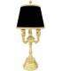 Настольная лампа из латуни с абажуром FEDE PORTOFINO, bright gold FD1126TOB