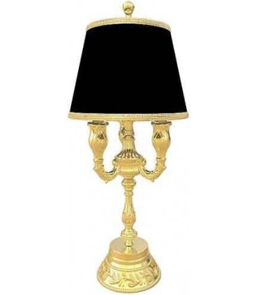 Настольная лампа из латуни с абажуром FEDE PORTOFINO, bright gold FD1126TOB