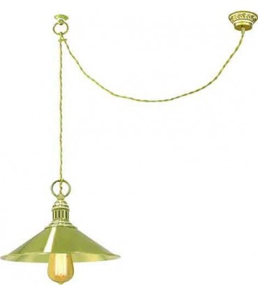 Потолочный светильник из латуни FEDE MARSALA, gold white patina FD1140COP