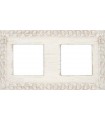 Рамка на 2 поста гор/верт FEDE SAN SEBASTIAN, white decape FD01222BD