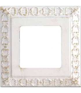 Рамка на 1 пост FEDE SAN SEBASTIAN, white decape FD01221BD
