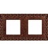 Рамка на 2 поста гор/верт FEDE SAN SEBASTIAN, rustic cooper FD01222RU