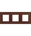 Рамка на 3 поста гор/верт FEDE SAN SEBASTIAN, rustic cooper FD01223RU