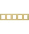 Рамка на 5 постов гор/верт FEDE SAN SEBASTIAN, bright gold FD01225OB