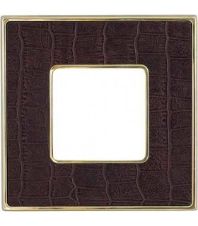 Рамка на 1 пост FEDE VINTAGE TAPESTRY, alicocobrown - bright gold {PRODUCT_REFERENCE}