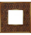 Рамка на 1 пост FEDE VINTAGE TAPESTRY, decorbrass - bright gold FD01321DBOB