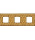 Рамка на 3 поста гор/верт FEDE VINTAGE TAPESTRY, decorgold - bright gold FD01323DGOB