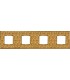 Рамка на 4 поста гор/верт FEDE VINTAGE TAPESTRY, decorgold - bright gold FD01324DGOB