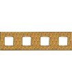 Рамка на 4 поста гор/верт FEDE VINTAGE TAPESTRY, decorgold - bright gold FD01324DGOB
