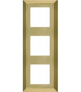 Рамка на 3 поста гор/верт FEDE Barcelona, bright gold FD01253OB