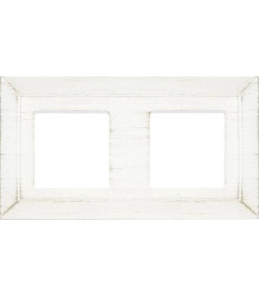 Рамка на 2 поста гор/верт FEDE Barcelona, white decape FD01252BD