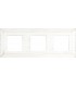 Рамка на 3 поста гор/верт FEDE Barcelona, white decape FD01253BD