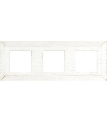 Рамка на 3 поста гор/верт FEDE Barcelona, white decape FD01253BD