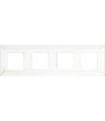 Рамка на 4 поста гор/верт FEDE Barcelona, white decape FD01254BD