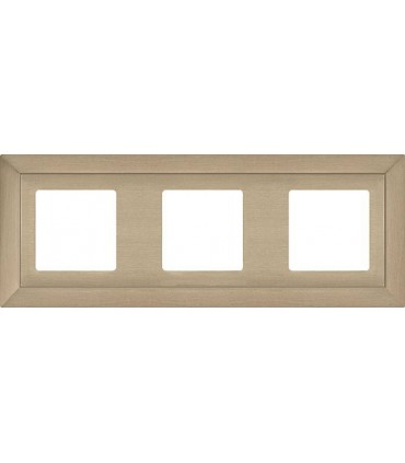 Рамка на 3 поста гор/верт FEDE Barcelona, nickel satin FD01253NS