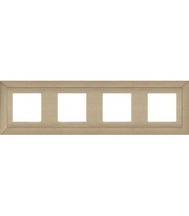 Рамка на 4 поста гор/верт FEDE Barcelona, nickel satin FD01254NS